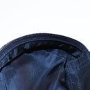 Christian Dior Trotter Canvas Saddle Pouch Navy Gold Auth 134254V-22