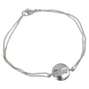 Christian Dior Bracelet metal Silver Auth 134256-1