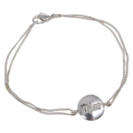 Christian Dior Bracelet metal Silver Auth 134256