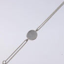 Christian Dior Bracelet metal Silver Auth 134256-9