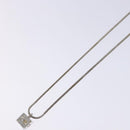 Christian Dior Necklace metal Silver Auth 134257-10