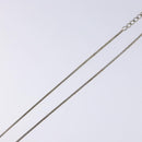 Christian Dior Necklace metal Silver Auth 134257-11