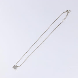 Christian Dior Necklace metal Silver Auth 134257 - 0