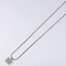 Christian Dior Necklace metal Silver Auth 134257-4