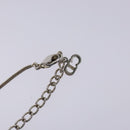 Christian Dior Necklace metal Silver Auth 134257-7