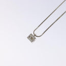 Christian Dior Necklace metal Silver Auth 134257-9