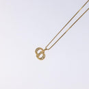 Christian Dior Necklace metal Gold Auth 134259-3