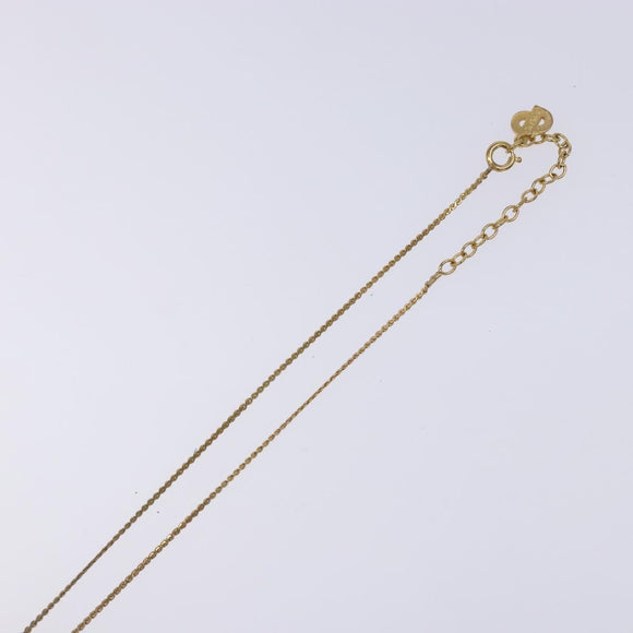 Christian Dior Necklace metal Gold Auth 134259
