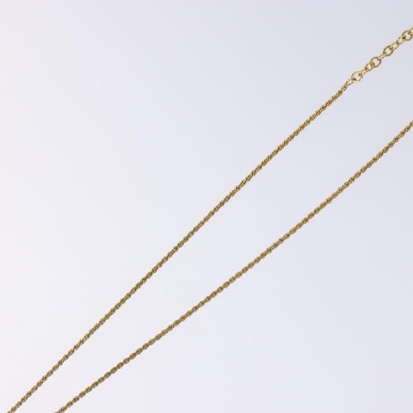 Christian Dior Necklace metal Gold Auth 134260