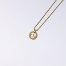 Christian Dior Necklace metal Gold Auth 134260-3