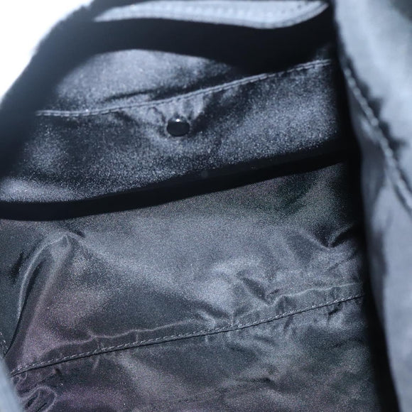 Christian Dior Shoulder Bag Nylon Black Auth 134267