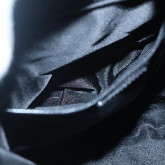 Christian Dior Shoulder Bag Nylon Black Auth 134267