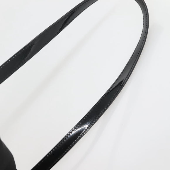 Christian Dior Shoulder Bag Nylon Black Auth 134267