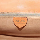 CELINE Macadam Canvas Hand Bag PVC Leather 2way Brown Gold Auth 134331V-21
