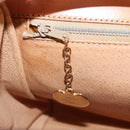 CELINE Macadam Canvas Hand Bag PVC Leather 2way Brown Gold Auth 134331V-24