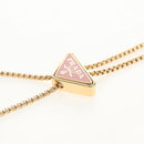 PRADA Chain Shoulder Bag Leather 2way Pink Gold 1BP050 Auth 134332M-17