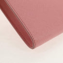 PRADA Chain Shoulder Bag Leather 2way Pink Gold 1BP050 Auth 134332M-18