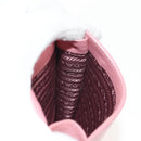 PRADA Chain Shoulder Bag Leather 2way Pink Gold 1BP050 Auth 134332M-25