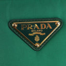 PRADA Tote Bag Nylon Green Gold Auth 134335AM-18