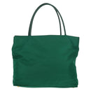 PRADA Tote Bag Nylon Green Gold Auth 134335AM-2