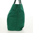 PRADA Tote Bag Nylon Green Gold Auth 134335AM-4