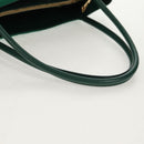PRADA Tote Bag Nylon Green Gold Auth 134335AM-7