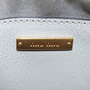 Miu Miu Shoulder Bag Fur Gray Gold Auth 134337V-21