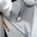 Miu Miu Shoulder Bag Fur Gray Gold Auth 134337V-23