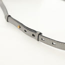 Miu Miu Shoulder Bag Fur Gray Gold Auth 134337V-8