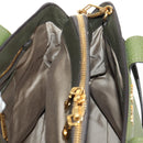 Miu Miu Hand Bag Leather 2way Green Gold RN0889 Auth 134339V-27