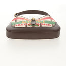 GUCCI New Jackie Shoulder Bag Canvas Brown Gold 636706 Auth 134340AM-5