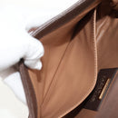 GUCCI New Jackie Shoulder Bag Canvas Brown Gold 636706 Auth 134340AM-23