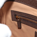 GUCCI New Jackie Shoulder Bag Canvas Brown Gold 636706 Auth 134340AM-24