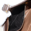 GUCCI New Jackie Shoulder Bag Canvas Brown Gold 636706 Auth 134340AM-25