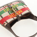 GUCCI New Jackie Shoulder Bag Canvas Brown Gold 636706 Auth 134340AM-6