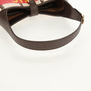 GUCCI New Jackie Shoulder Bag Canvas Brown Gold 636706 Auth 134340AM-7