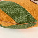 GUCCI Interlocking Shoulder Bag Canvas Multicolor Gold Auth 134341V-16