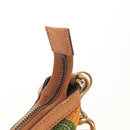 GUCCI Interlocking Shoulder Bag Canvas Multicolor Gold Auth 134341V-21