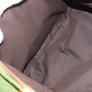 GUCCI Interlocking Shoulder Bag Canvas Multicolor Gold Auth 134341V-10