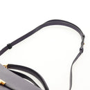 Salvatore Ferragamo Gancini Hand Bag Leather 2way Purple Gold Auth 134342V-15