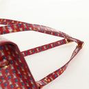 Salvatore Ferragamo Vala Backpack Vinyl Coating 3way Red Gold Auth 134344AV-9