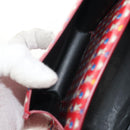 Salvatore Ferragamo Vala Backpack Vinyl Coating 3way Red Gold Auth 134344AV-22