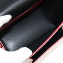 Salvatore Ferragamo Vala Backpack Vinyl Coating 3way Red Gold Auth 134344AV-10