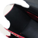 Salvatore Ferragamo Vala Backpack Vinyl Coating 3way Red Gold Auth 134344AV-25