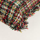 CHANEL Tote Bag Tweed Multicolor Silver CC Auth 134345SAM-14