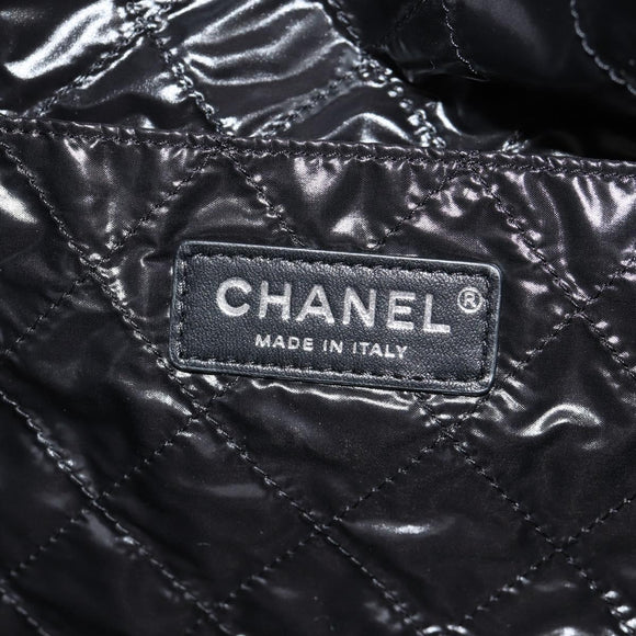 CHANEL Tote Bag Tweed Multicolor Silver CC Auth 134345SAM