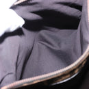 FENDI Zucca Canvas Tote Bag Black Brown Auth 134349AV-27