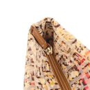 FENDI Zucchino Canvas Tote Bag Yellow Gold Auth 134352V-9