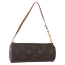 LOUIS VUITTON Monogram Papillon Pouch LV Auth 134359-1