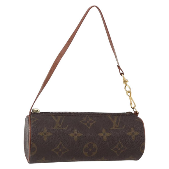 LOUIS VUITTON Monogram Papillon Pouch LV Auth 134359